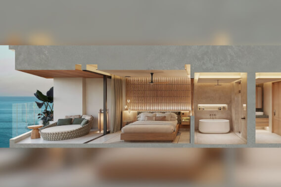 Condo with terrace and balcony, beach club, natural pool, for sale, Tankah, Tulum