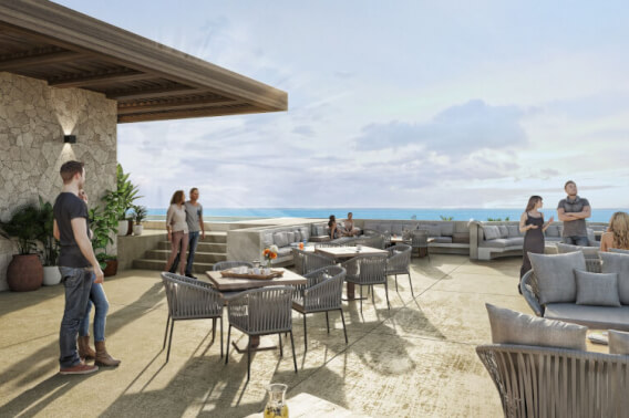 Oceanview condo for sale, swimming pool, gym, beachfront, Puerto Morelos.