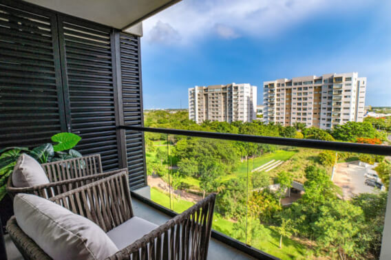 Condo with panoramic view, common pool, park, for sale, North Zone, M&eacute;rida