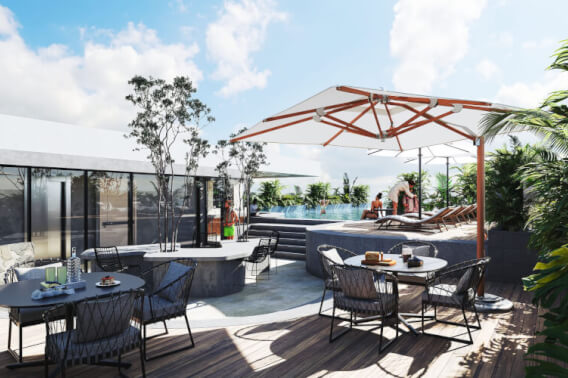 Luxury condo with lock-off, ocean view, for sale, Costa Mujeres, Cancun