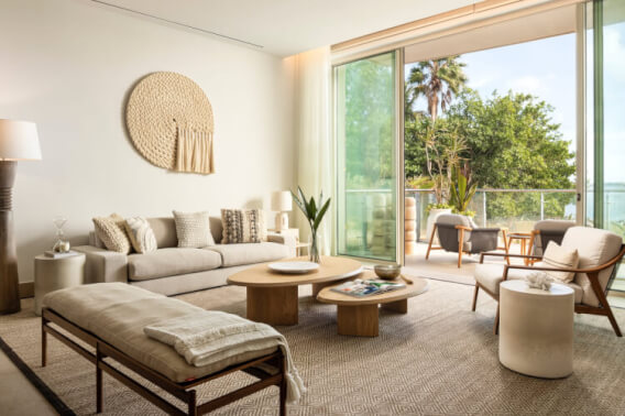 Luxury corner condo with private terrace, service room, amenities for sale
