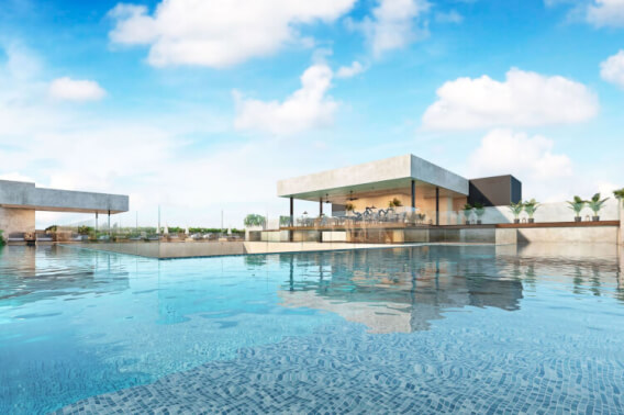 Condominio a pasos de la Quinta Avenida, rooftop, en venta Playa del Carmen.