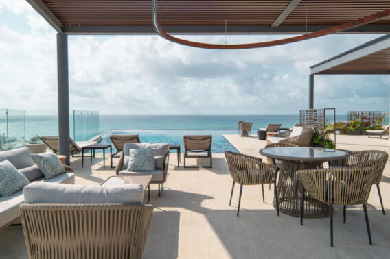 Condominium just steps from the beach for sale, downtown Playa del Carmen