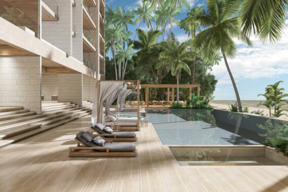 Condominium with access to the beach, for sale, Progreso area, Merida, Yucatan