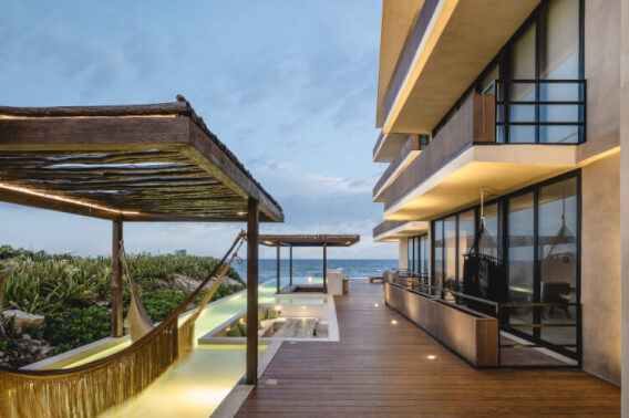 Condominio con alberca privada, club de playa, acceso al mar, en venta, Tankah, Tulum.