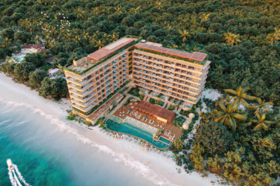 Condominium with private pool, for sale, beachfront, Puerto Morelos.