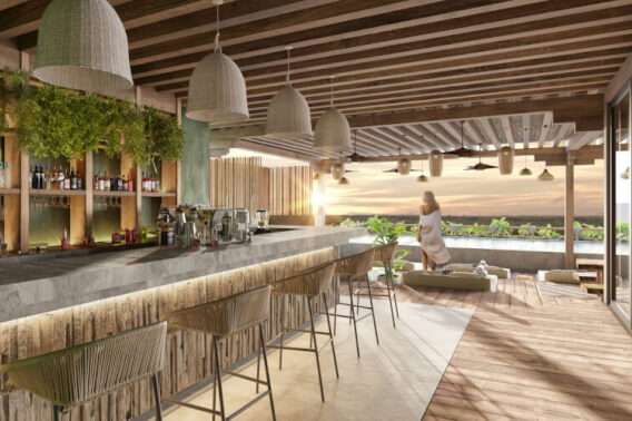 Beach front condo with beach club, for sale, Tankah, Tulum