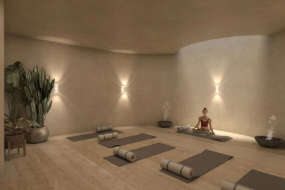 Condominium with pool, spa, stargazing, yoga, coworking, gym in gated community with outstanding amenities, pre-construction for sale Tulum.