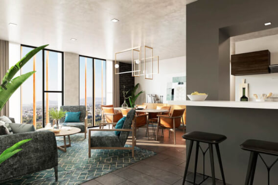 Condominium with indoor pool, Padel Court, pet zone, for sale, San Jeronimo Fractionation, Queretaro.