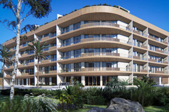 Condominio con alberca, terraza, simulador de golf, en venta, Puerto Cancun, Cancun.