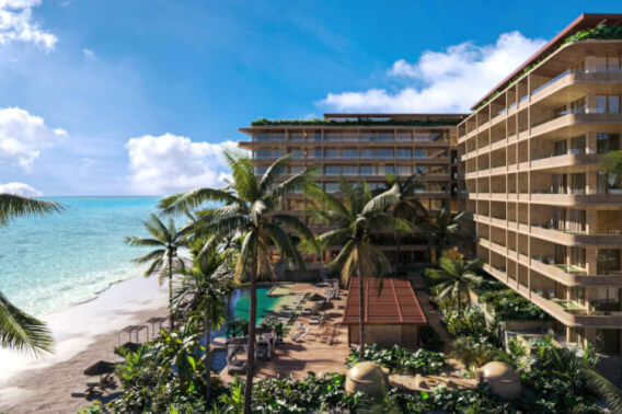 Condominium with luxury amenities, for sale, beachfront, Puerto Morelos.