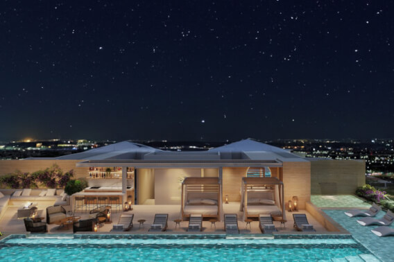 Condominium with Balcony, Rooftop with Bar and Spa for Sale