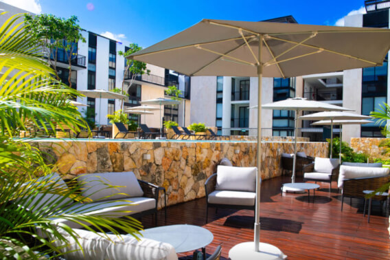 Large condo with garden, 258 m2, concierge &amp; driver, clubhousewith exclusive amenities, pre-construction for sale in Merida.