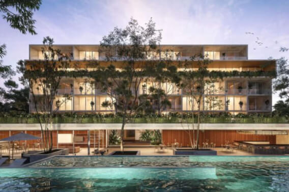 Condominium with terrace, Gym, Pool, Lounge Bar and Spa, North Zone, M&eacute;rida.