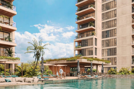 Condominium with private terrace for sale, Parque Canc&uacute;n, Canc&uacute;n