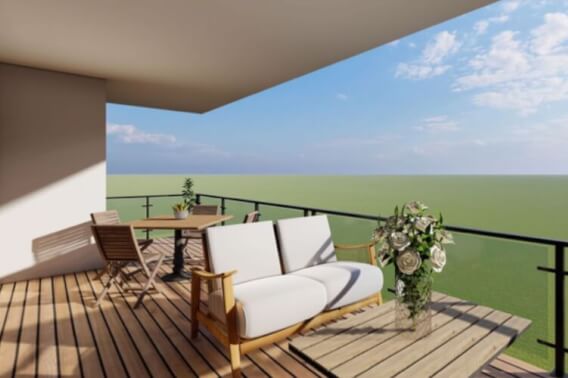 Condominium with terrace and large balcony + amenities for sale in Mexico City