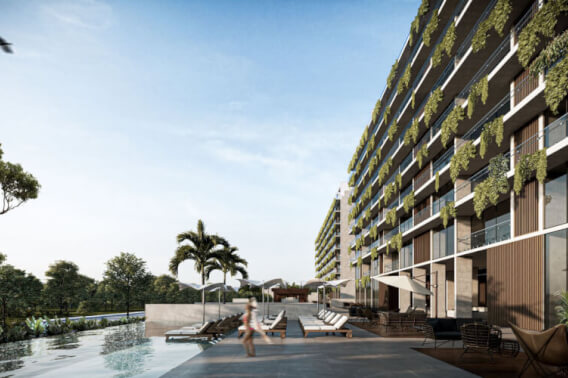 Condominium with terrace for sale, Zona aeropuerto, Canc&uacute;n.