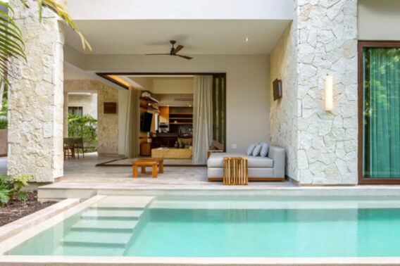 Luxury apartment in a gated community for sale, Mayakoba, Playa del Carmen