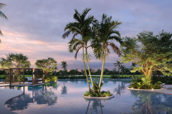 Condo for sale, beach club, golf, pool, Corasol Playa del Carmen.