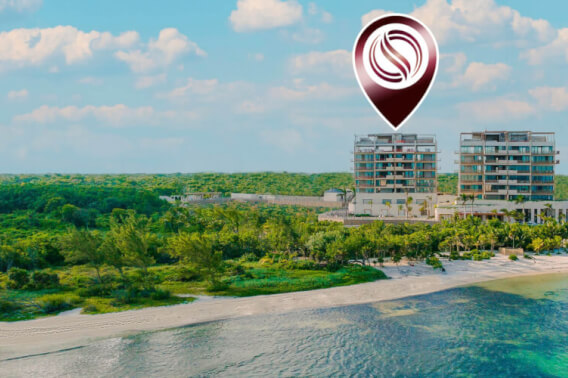 Beachfront condo with beach club, clubhouse, amenities for the whole family in luxury residential, pre-construction, for sale Corasol Playa