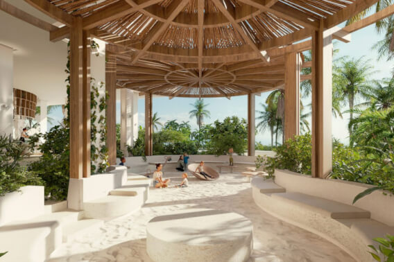 Oceanfront condo with private terrace for sale &ndash; San Benito, Yucat&aacute;n