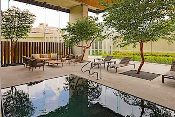 Luxury condo with 30 amenities, 13,000 m2 of green areas, designed by renown architect firm, Fuentes del Pedregal, for sale Mexico City