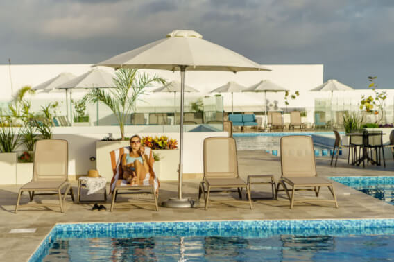 Apartment 400 meters from the beach, ocean view pool Playa del Carmen