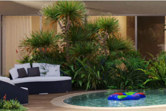 Condo 5 minutes from the beach with jacuzzi, 2 pools, yoga area, gym, coworking, for sale Playa del Carmen