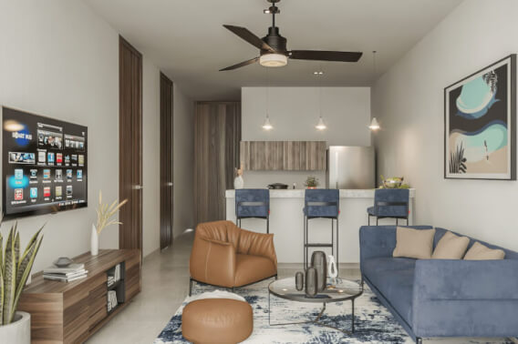 Spacious Furnished 2-Bedroom Condo for Sale &ndash; Montebello, M&eacute;rida