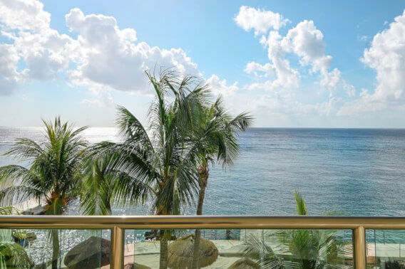 Furnished ocean-view condo with private terrace, parking space, for sale