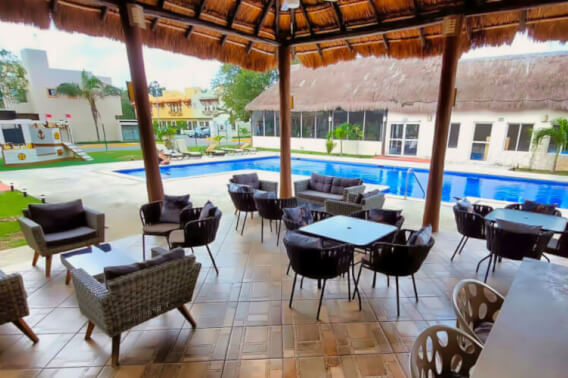 Furnished condo on the 3rd floor with pool and recreational areas, for sale