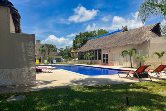 Furnished condo on the 3rd floor with pool and recreational areas, for sale