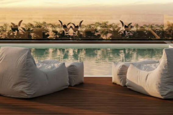 Apartment near the sea, lock off system, sky pool, coworking, pre-construction, for sale Tankah, Tulum.