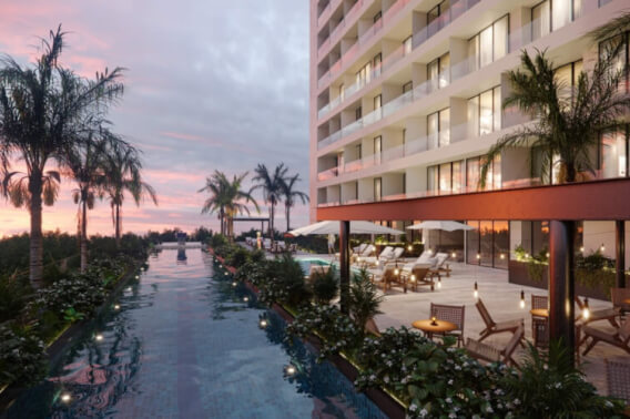 Condo with 25 amenities, park, paddle tennis, pool for sale North Zone Merida