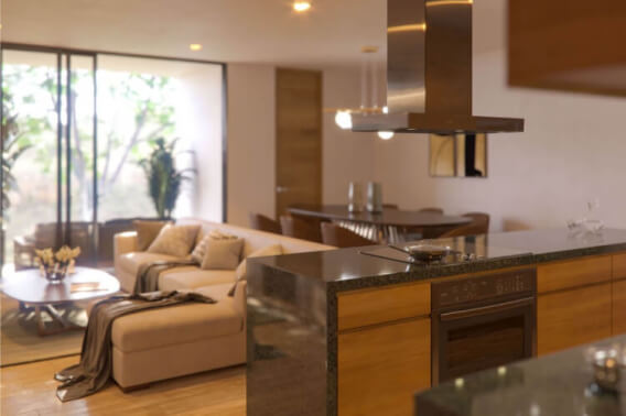 Departamento con 25 amenidades, zona comercial, parque de perros, en venta Zona Norte Merida