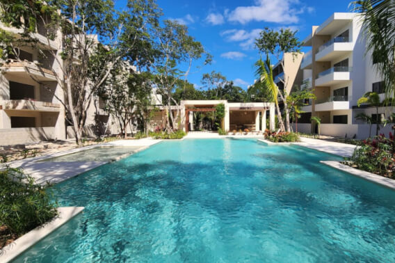 Apartment with common pool, pre-construction, Selvanova, Playa del Carmen