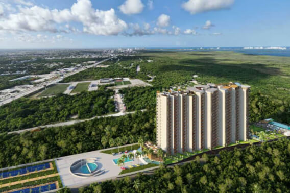 Apartment with pool and jacuzzi for sale, Boulevard Colosio, Canc&uacute;n