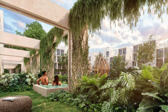 Apartment with private pool for sale, Temoz&oacute;n Norte, M&eacute;rida