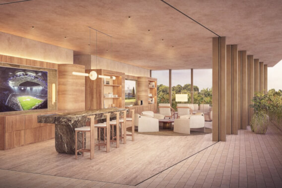 Apartment with private pool and service room, cinema, gym for sale, North Zone, Merida.