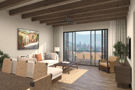 Apartment with hotel amenities for sale San Miguel de Allende