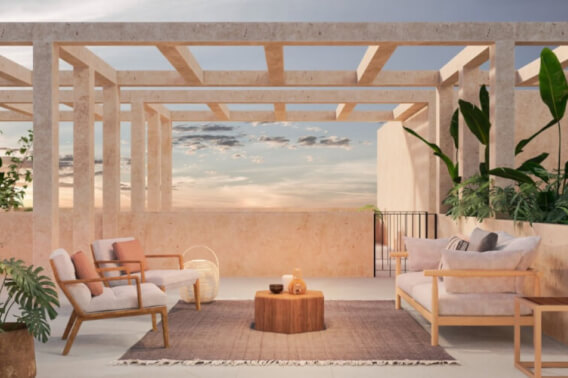 Apartment with green areas for sale, Parque Canc&uacute;n, Canc&uacute;n