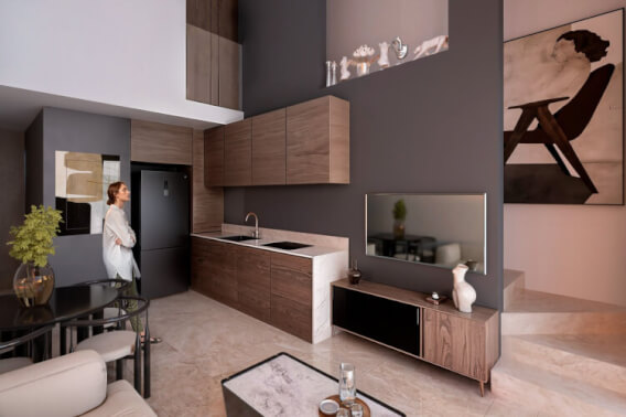 Condo with private balcony and amenities, for sale, Cabo Norte, M&eacute;rida