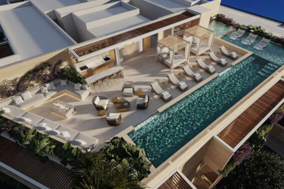 Condo with Balcony, Rooftop and Spa for Sale