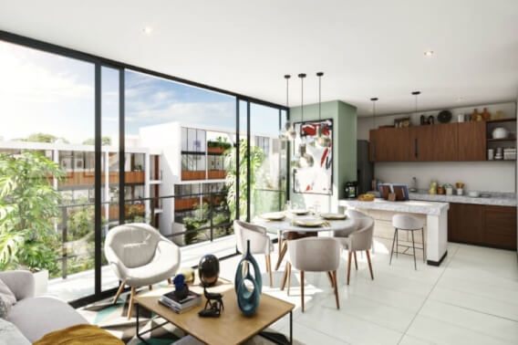 Condo with Balcony and Amenities for Sale, North Zone, M&eacute;rida
