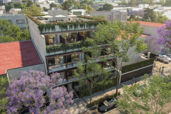 Apartment with storage room and private terrace, for sale, Polanco, Mexico City