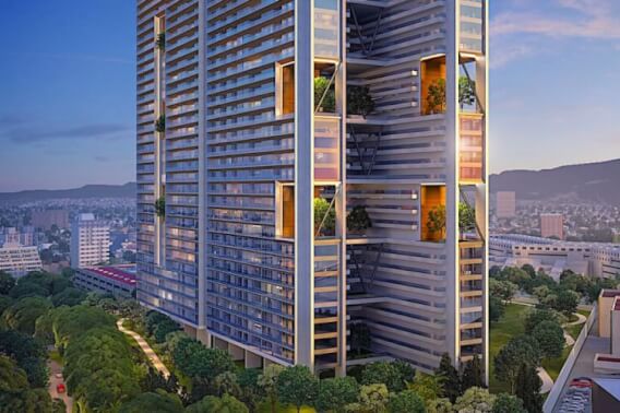 Apartment with 13,000 m2 of green areas, 30 amenities, designed by renown architect firm, in Fuentes del Pedregal, for sale Mexico City