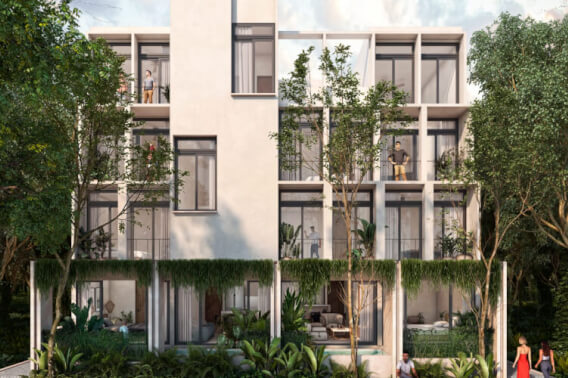 Apartment with Den and private pool for sale, Temozon Norte, Merida