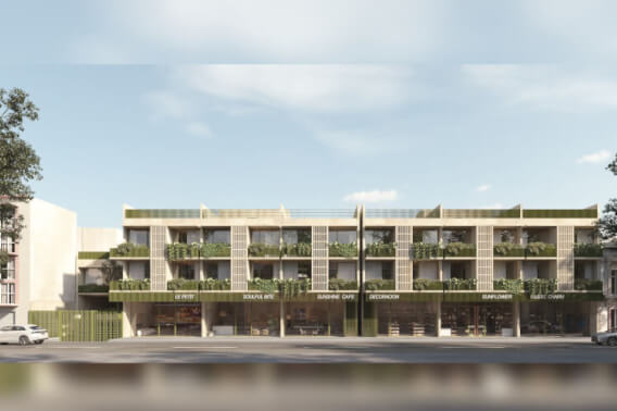 Condo with studio, Garden view, Coworking and roof garden, For sale