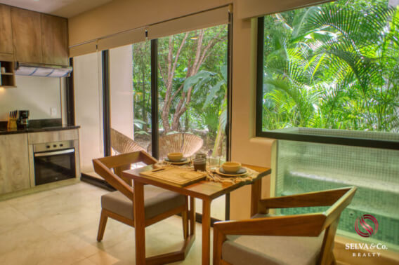 Apartment with jacuzzi and private garden, for sale Cacao Tulum in La Veleta