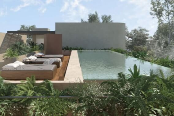 Condo with garden, pool, spa, stargazing, yoga, coworking, gym in gated community with outstanding amenities, pre-construction for sale Tulu